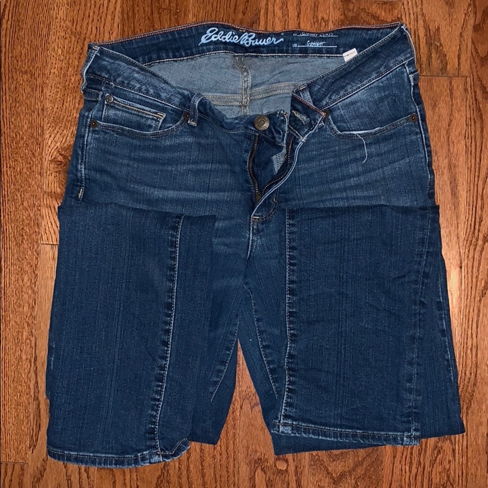 Eddie Bauer Slightly Curvy Straight Leg Jeans